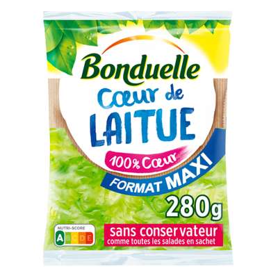 Maxi coeur de laitue 100% coeur, Bonduelle (280 g)