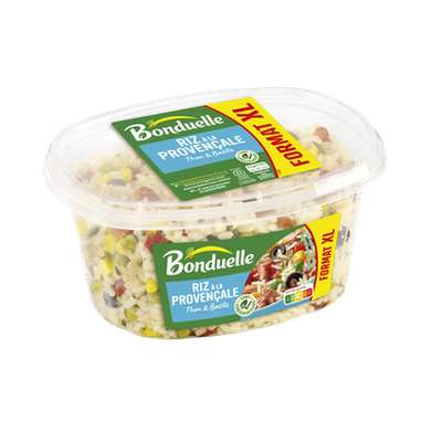 Salade de riz à la provencale au thon et basilic, Bonduelle  (500 g)