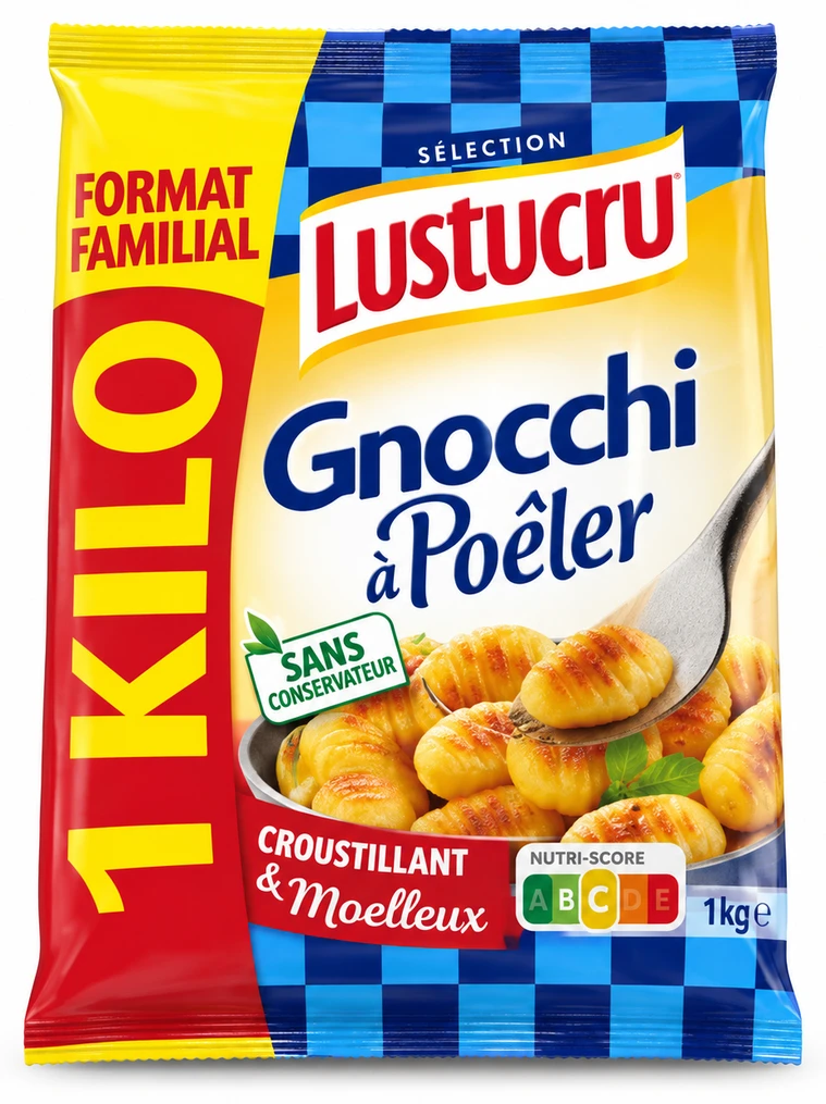 Lustucru Gnocchi à poêler