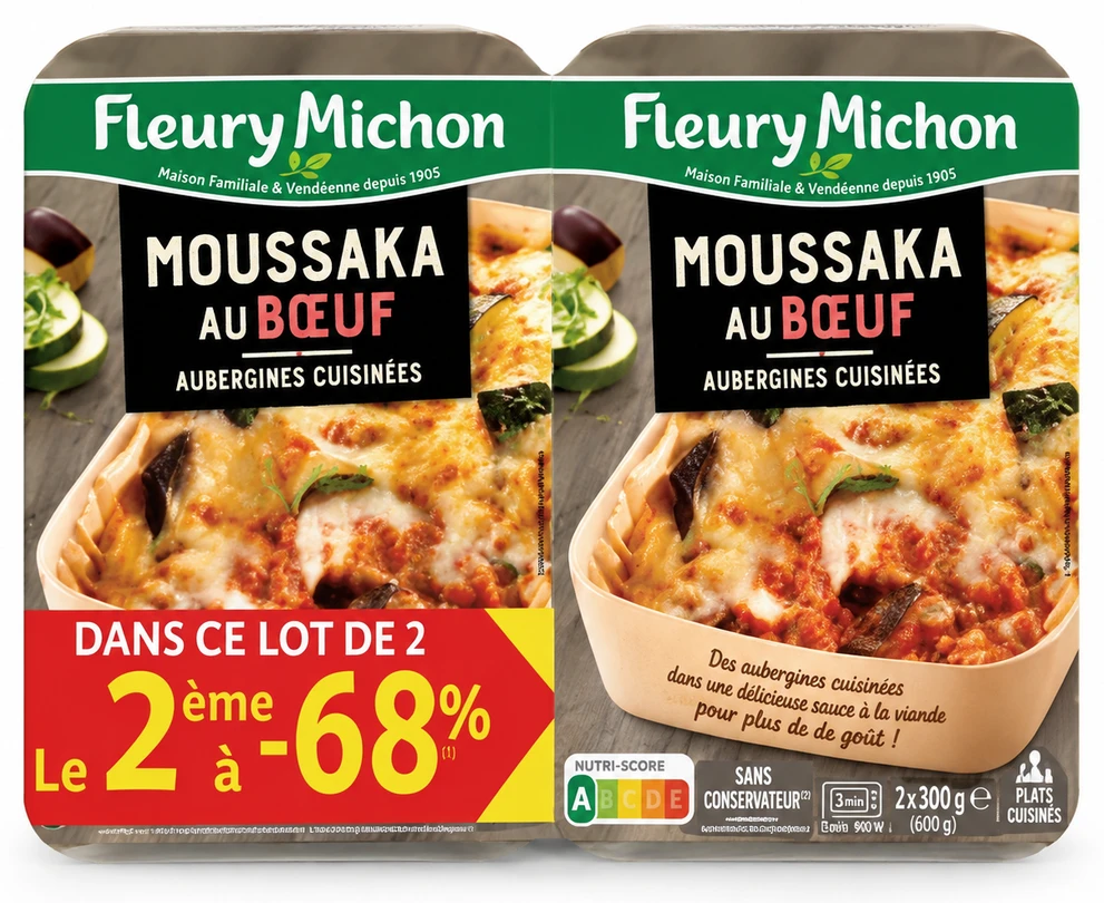 Fleury Michon Moussaka au bœuf