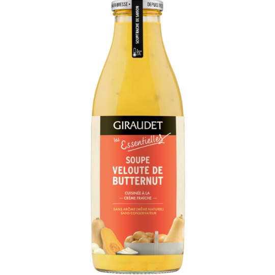 Soupe Velouté de Butternut Cuisinée à la Crème Fraiche GIRAUDET
