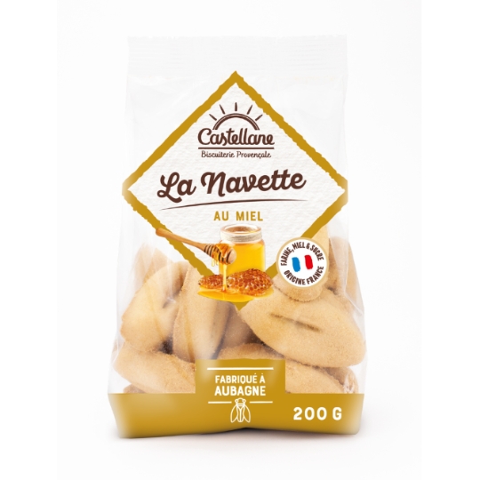 Gâteau La Navette au Miel BISCUITERIE CASTELLANE