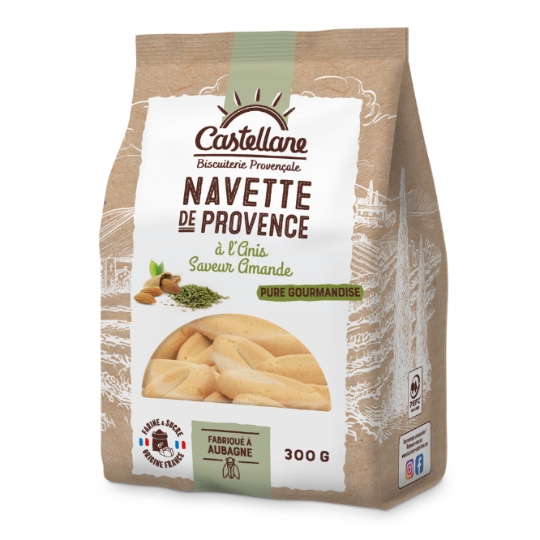 Gâteau La Navette à l'Anis BISCUITERIE CASTELLANE