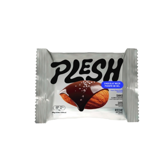 Chocolat Noir Bille Croquante Pointe de Sel PLESH