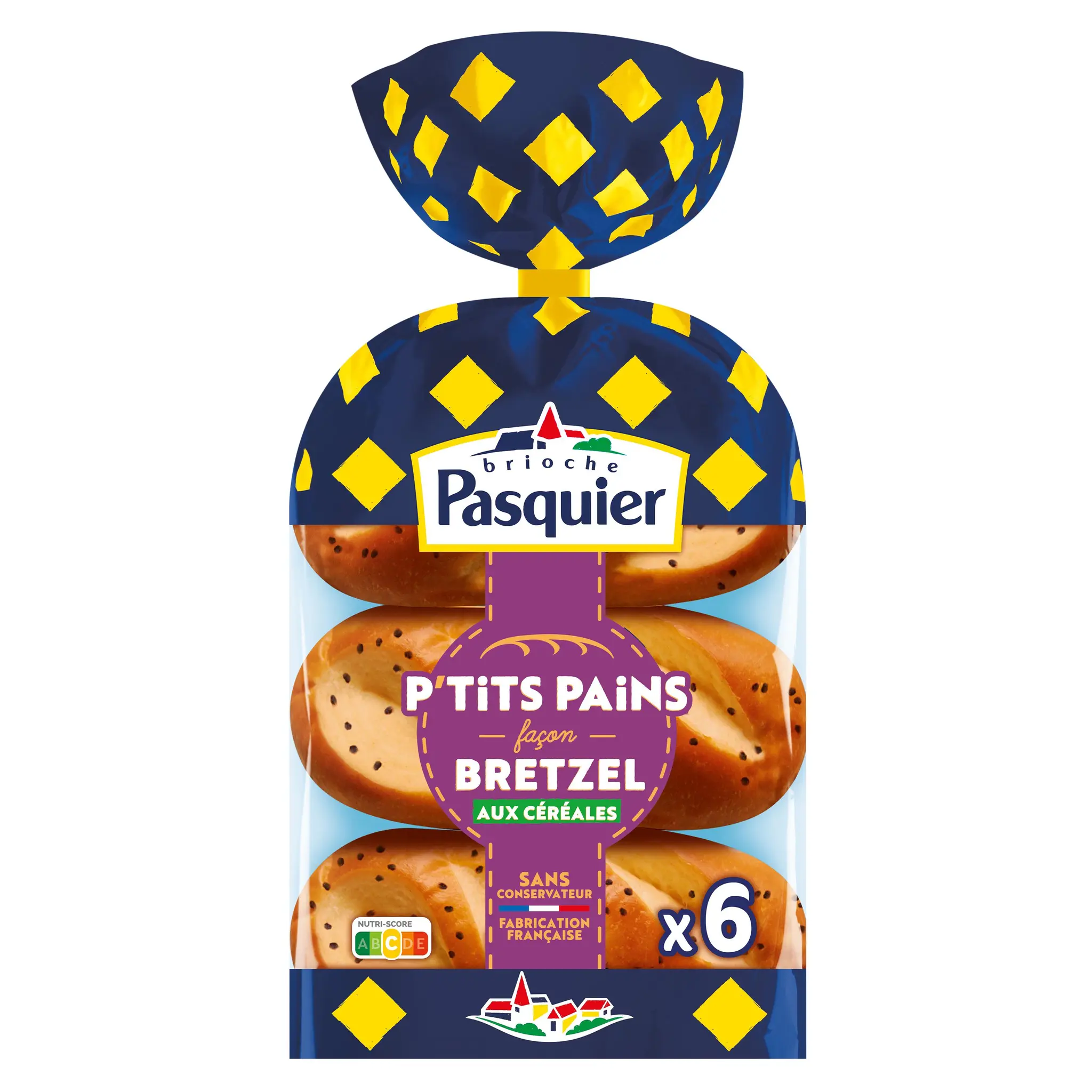 PASQUIER P'tits pains façon bretzel aux céréales