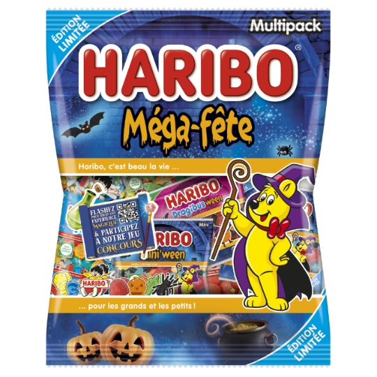 Bonbons Assortiment Multipack Méga Fête Halloween HARIBO