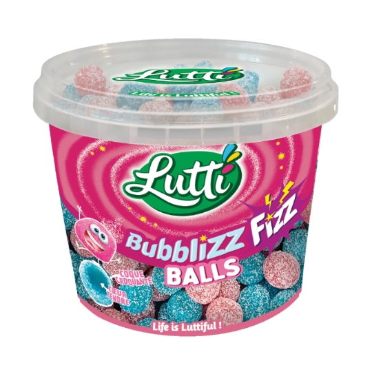 Confiserie Bubblizz Fizz Balls LUTTI