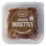Bol de saucisson sec aux noisettes, VPF, GOURMETS CHARCUTIERS, 120 tranches environ, 90g