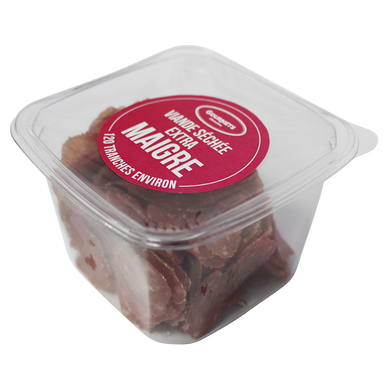 Bol de viande séchée extra maigre, GOURMETS CHARCUTIERS, 120 tranchesenviron, 90g
