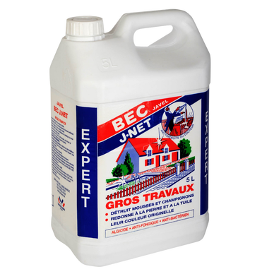 Eau de Javel bec, gros travaux, bidon de 5 litres