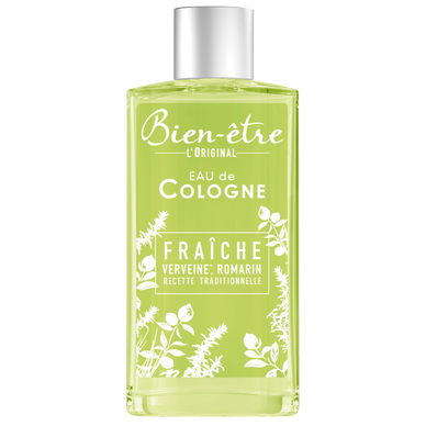 Eau de cologne fraîche verveine romarin BIEN ÊTRE - flacon 250ml