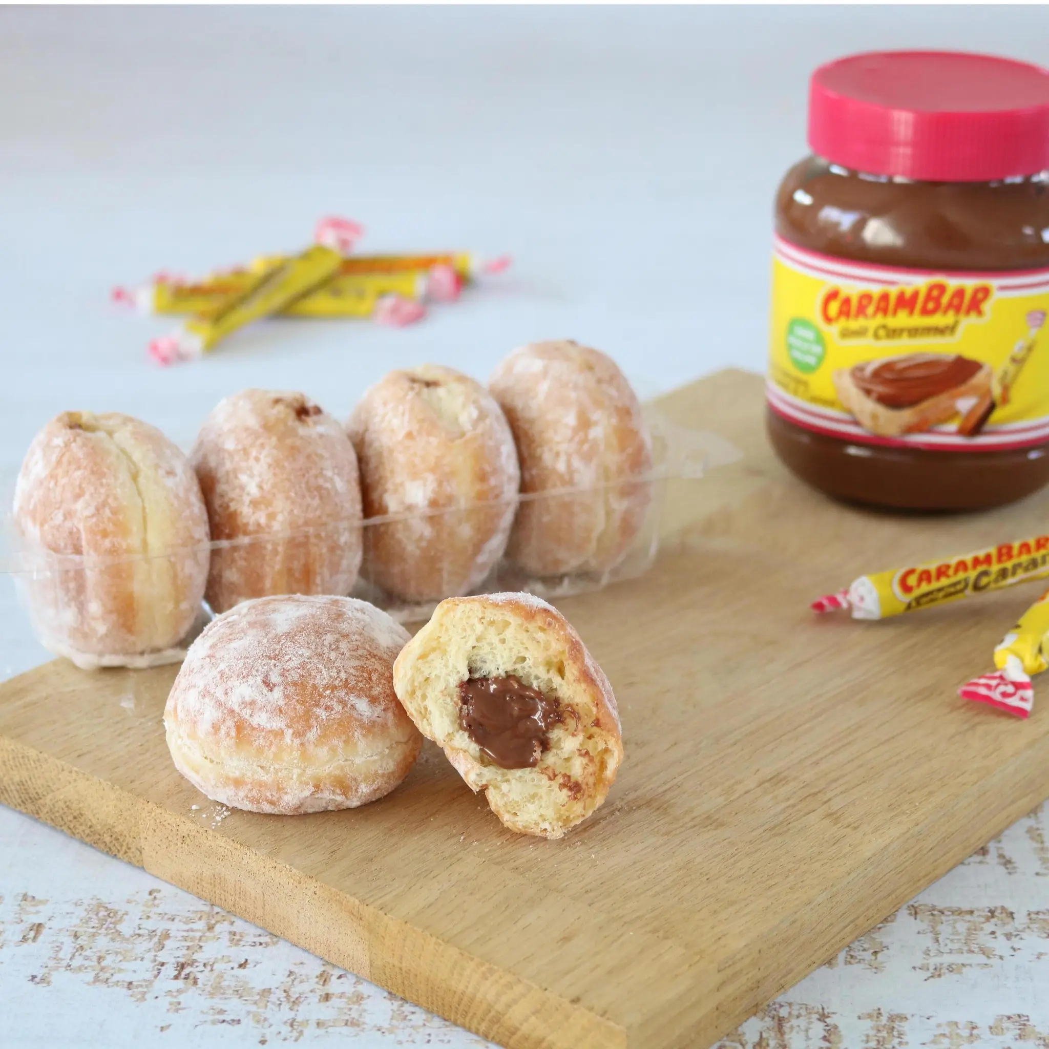 LES DELICES DES 7 VALLEES Mini beignets fourrés carambar