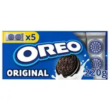 Biscuits cacaotés fourrés à la vanille Original OREO pocket - paquet de 220g