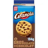 Cookies aux gros éclats de chocolat biscuit GRANOLA, paquet de 184g