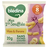 Mes 1er soufflés maïs & banane dès 8 mois BLEDINA 20g