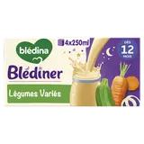Blédiner légumes variés dés 12 mois BLEDINA 4x250ml
