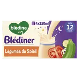 Blédiner légumes du Soleil dés 12 mois BLEDINA 4x250ml