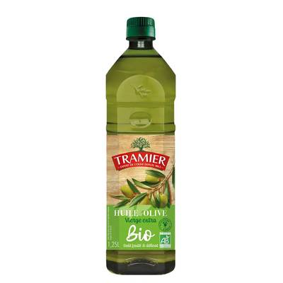 Tramier Huile d'Olive vierge Extra Bio, 1,25L