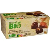 Assortiment de Chocolats Noir et Lait Bio CARREFOUR BIO