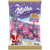 Boules de Chocolat Lait et Biscuit Noël MILKA