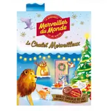 Bouchées de Chocolat Lait Cœur Fondant Noisettes et Amandes MERVEILLES DU MONDE