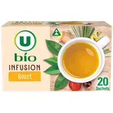 Infusion boost citron gingembre U BIO - boîte de 20 sachets 30g