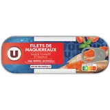 Filets maquereaux sauce tomate basilic  1/4, boîte de 169g