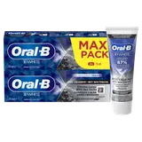 White dentifrice charbon ORAL-B 3D 2x75ml