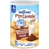 Petite céréale cacao avec 8 céréales complètes dés 6 mois NATURNES 415g