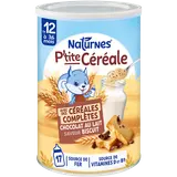 P'tite Céréale Chocolat lait saveur Biscuit avec céréales complètes dés 12 mois NATURNES 415g