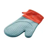 Point virgule Gants de four en silicone platine Misty Grey/Rust, 1 pièce