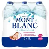 Eau minérale naturelle, Mont Blanc  (6 x 1 L)