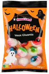 Sweetland Bonbons gluants Halloween Yeux Gluants