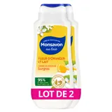 Crème de Douche Surgras Fleur d'Oranger et Lait MONSAVON