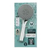 Kit douchette 3 jets inox 1,75m