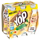 Yaourt à boire aromatisé vanille P'TIT YOP - 6x180g prix choc