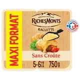 Fromage à raclette classique sans croûte RICHESMONTS - 28 tranches 750g
