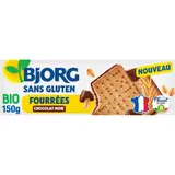 Biscuit Fourrés de Chocolat Noir sans Gluten Bio BJORG