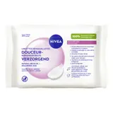 Lingettes Visage Yeux Peau Sèche Huile d'Amande Douce 3 en 1 NIVEA
