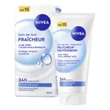 Crème Jour Visage Peau Normale à Mixte Hydratation 24h Fraîcheur Vitamine E Extrait de Lotus Spf15 NIVEA