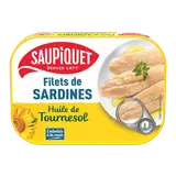 Filets de Sardines à l'Huile de Tournesol SAUPIQUET 100g