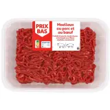 PREMIER PRIX Haché de porc et boeuf 20%mg
