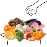 Grand panier de fruits et légumes bio - 3 à 4 personnes