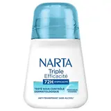 Narta Déodorant Bille Triple Efficacité 72H Fraîcheur Poudrée, 50ml