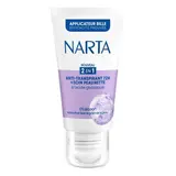 Narta Déodorant Bille 2en1 Anti-Transpirant 72H + Soin Peau Nette à l'Acide Glycolique, 50ml
