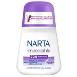 Narta Déodorant Bille Impeccable 72H Anti-Traces Anti-Décoloration Fraîcheur Active, 50ml