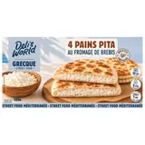 Pains Pita au Fromage de Brebis Recette Crétoise DELI'S WORLD