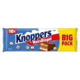 KNOPPERS Barres de gaufrette au chocolat au lait et aux noisettes