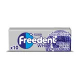 Chewing-gum white menthe forte FREEDENT - étui x10 dragées 14g