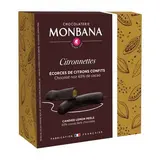 Chocolaterie Monbana Citronnettes au chocolat noir, 120g